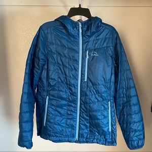 L. L. Bean Primaloft Packaway hooded jacket